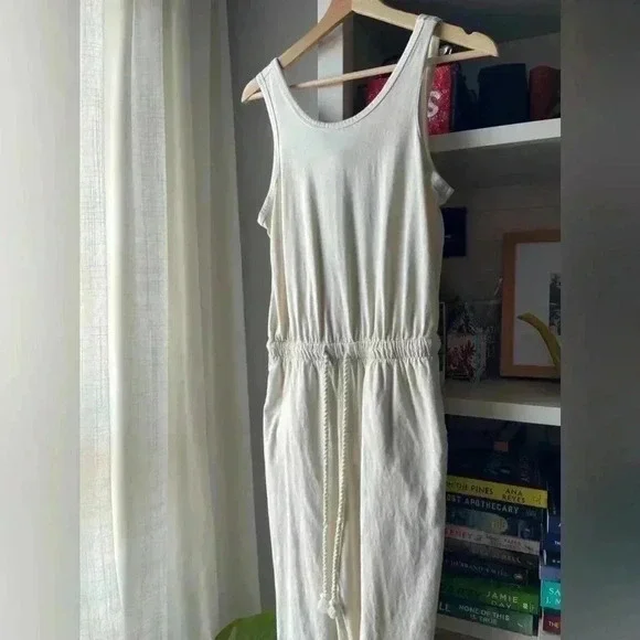 Universal Threads Cream Jogger Jumpsuit - Picture 2 of 5